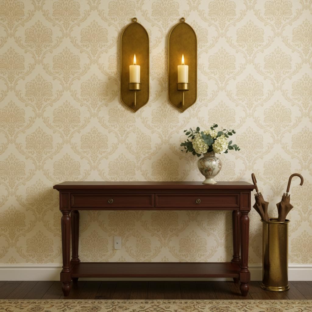 Antique Brass Wall Sconce | Elegant Set of Two - Image 7