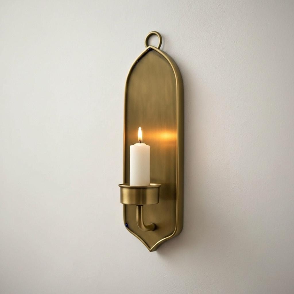 Antique Brass Wall Sconce | Elegant Set of Two - Image 6