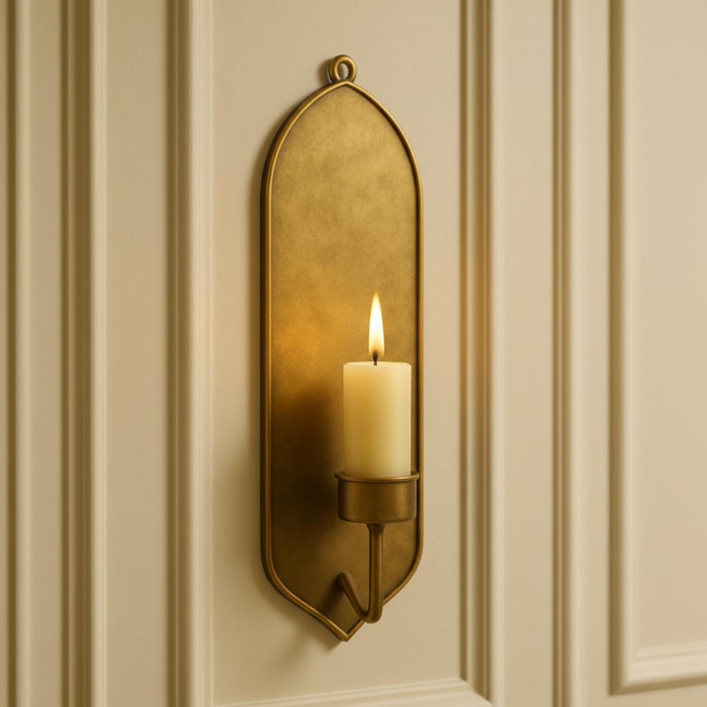Antique Brass Wall Sconce | Elegant Set of Two - Image 9