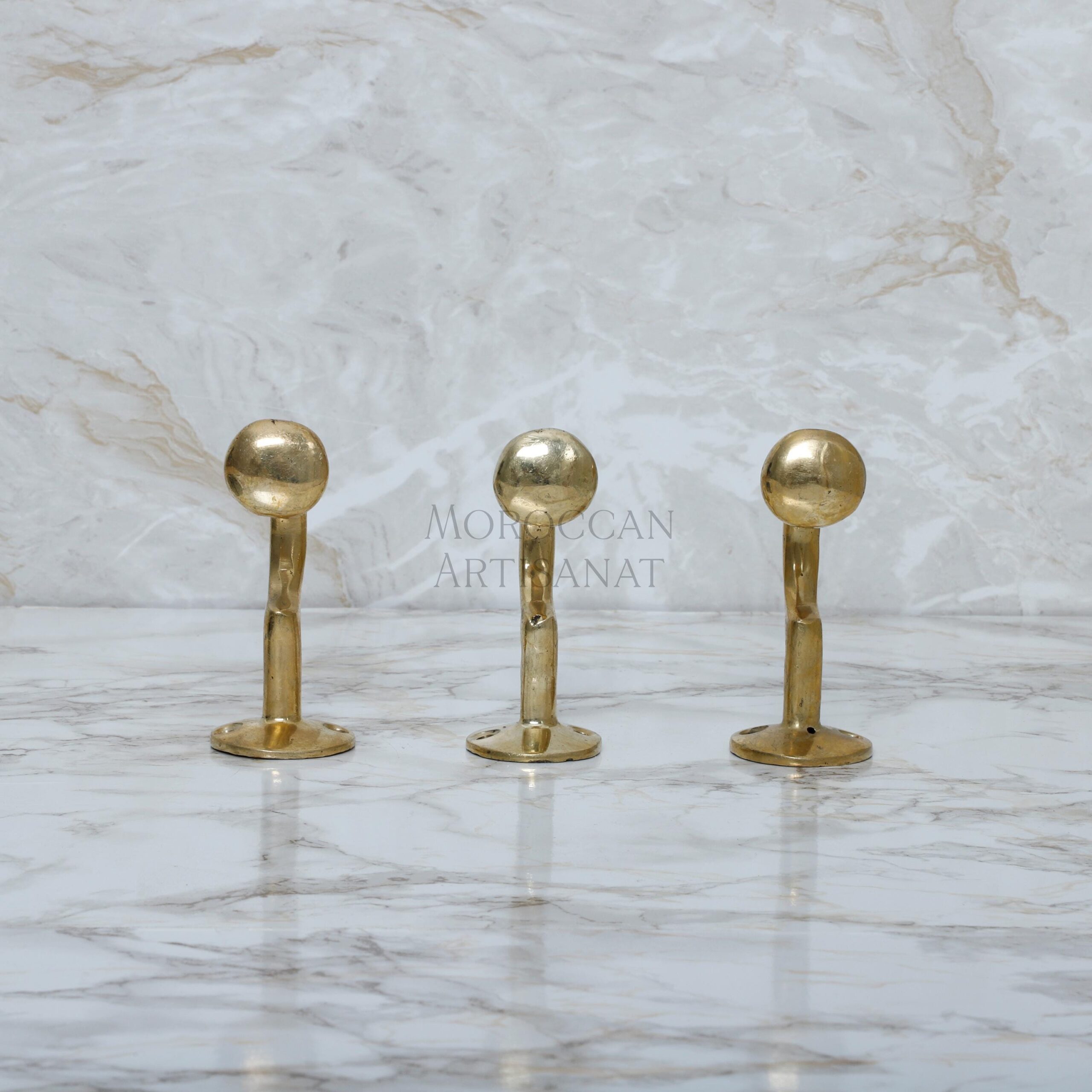 Handcrafted Brass Wall Hook – Solid Unlacquered